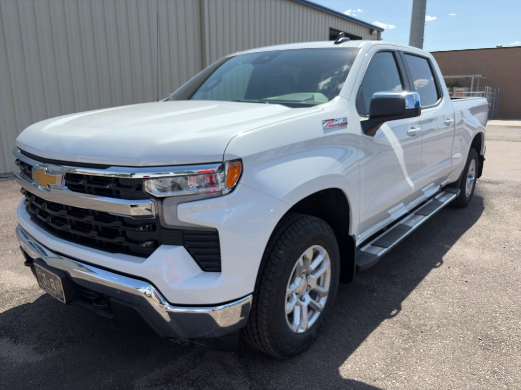 2026 Chevrolet Silverado 1500 LT in Summit White — front three-quarter view