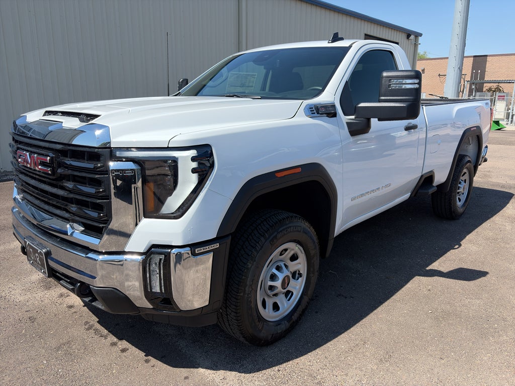 2026 GMC Sierra 2500 HD Pro in Summit White — front three-quarter view